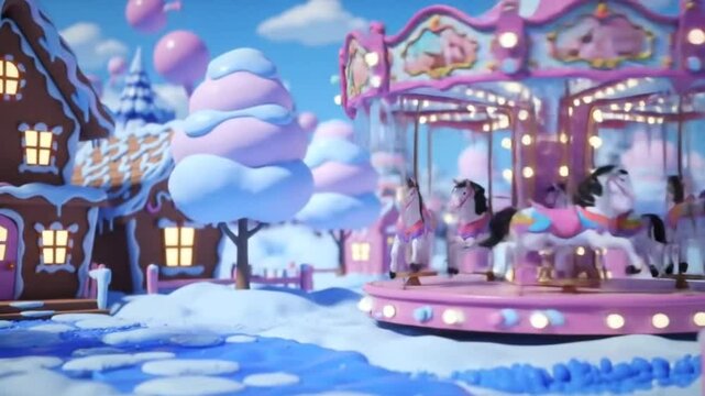 carousel in the park