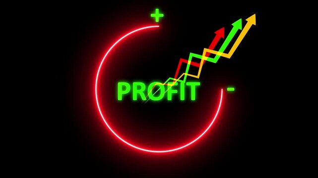 progress for increase profit added to business product and service. growth profit , increase profit, value added.  business growth concept