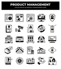 Product Management Icons: A Collection of 25 Essential Business Icons