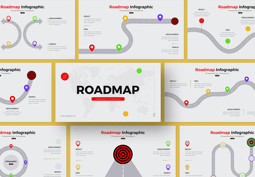 Company Success Roadmap Infographic Presentation Layout