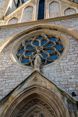 The Sacred Heart Cathedral, Statue of Jesus in Sarajevo