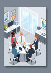 montage of business people working together