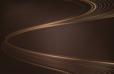 Abstract background with flowing particles. 3d abstract sci-fi user interface concept with gradient dots and lines. Digital cyberspace, high tech, technology concept.