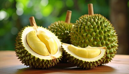 Obraz premium Durian fruit close up still life shoot