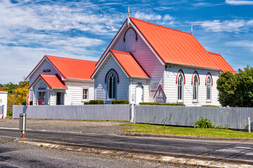 The All Saint's Church in Kaukapakapa, a beautiful, small Anglican church