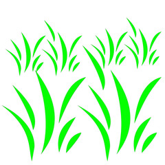 Green Grass Illustration: Capturing the essence of simplicity and natural beauty, a collection of vibrant green grass illustrations evoke feelings of freshness, growth.