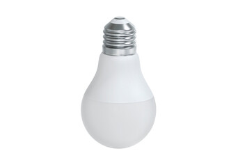 LED light bulb, transparent background