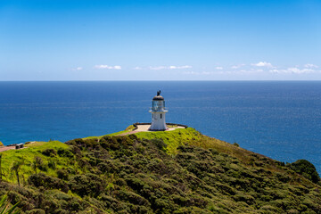 The lighthouse at the northern tip of New Zealand, Cape Reinga