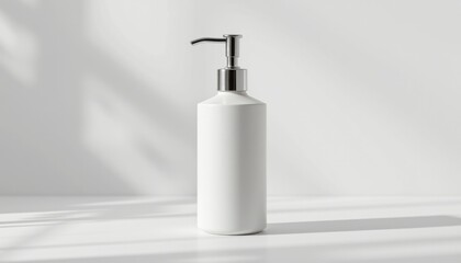 Obraz premium a oil dispenser, clean and minimalist design, unbranded, no label, no text, no logo, sharp details, isolated on a pure white background with no shadow, ultra high resolution, 8k, 300dpi