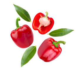 fresh pepper isolated on transparent png