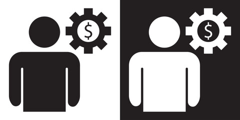 Business strategy  icons . Business solutions icons for web and mobile app. Vector illustration. EPS 10/AI