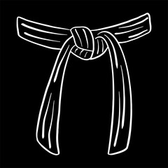 black belt logo vector karate taekwondo jiujitsu judo
