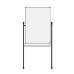 Illustration of an office presentation board on a white background, ready for a work presentation. The board is ideal for sharing ideas and engaging discussions during meetings.