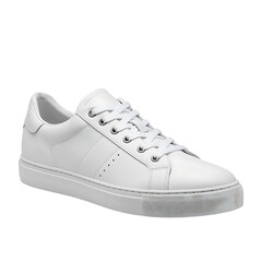 White leather sneaker