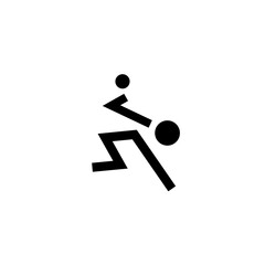 Basketball player silhouette icon logo design