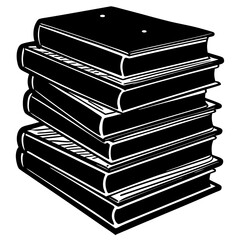 Celebrate National Book Lovers Day with a cozy cat sleeping on an open book silhouette. Perfect for t-shirts, mugs, and posters for every bookworm and pet lover!