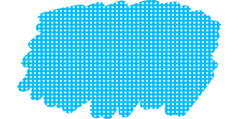 Fototapeta premium Colorful abstract background with white and blue color, halftone effect, dot pattern.