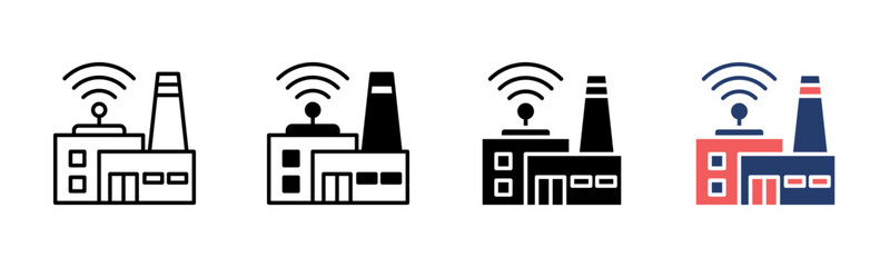 Smart Factory icon sheet multiple style collection