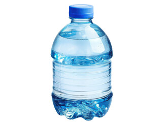 Naklejka premium water bottle isolated on white background