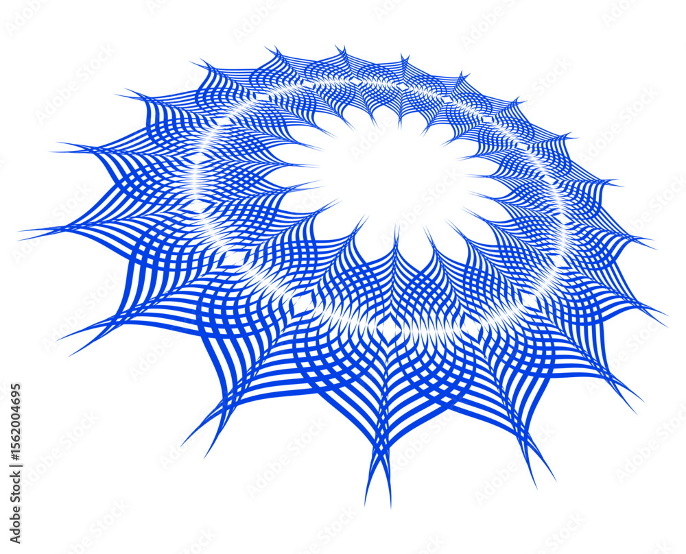 Poster sun and clouds design element wave lines guilloche curve line background circle for pattern branding