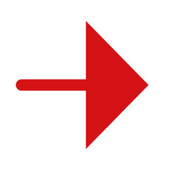 Simple Red Arrow Pointing Right On Black Background For Navigation Purposes