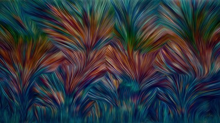 Abstract pattern of vibrant hues