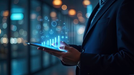 Business Decisions through advanced data visualization and interactive analytics, AI generative