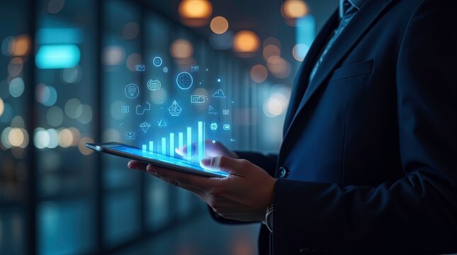 Business Decisions through advanced data visualization and interactive analytics, AI generative