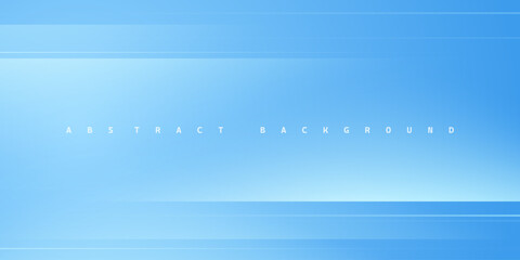simple blue abstract background with futuristic gradient transparent white horizontal vector shape