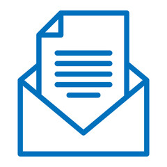 Fototapeta premium mail document icon