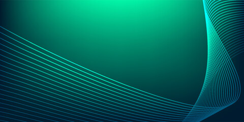 Digital technology speed connect blue green background