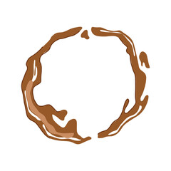 cleaning coffee stain cartoon vector illustration