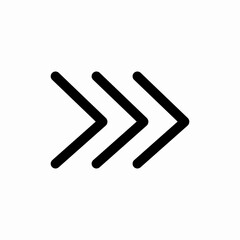 Obraz premium arrow right icon vector sign