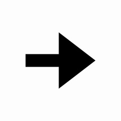 arrow right icon vector sign