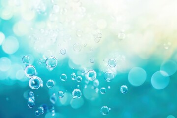 underwater background with bubble