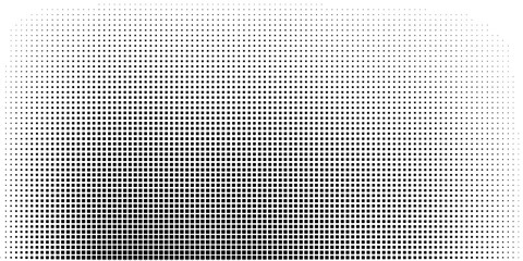 Dotted halftone gradient texture. Fading polka dot background. Repeated dots gradation pattern background. Black vanishing comic pop art overlay backdrop. Halftone vector