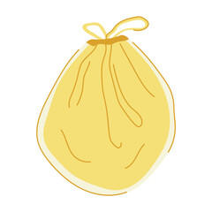 dairyfree nut milk strainer bag cartoon vector illustration