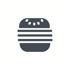 hamburger icon isolated sign Vector