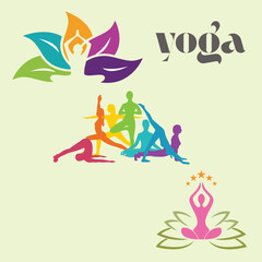 Yoga Style Vector Set 4
