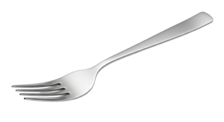 Isolated Silver fork