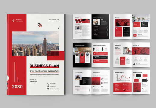 Business Plan Brochure Template