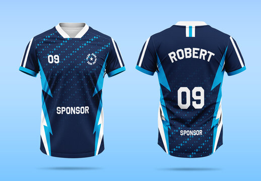 Dynamic Performance Sports Jersey Design Template