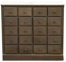 antique old brown wooden cabinet