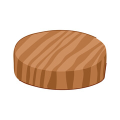 carpentry wood platform cartoon vector illustration