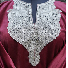 Obraz premium Display of kashmiri pheran, traditional dress of kashmir