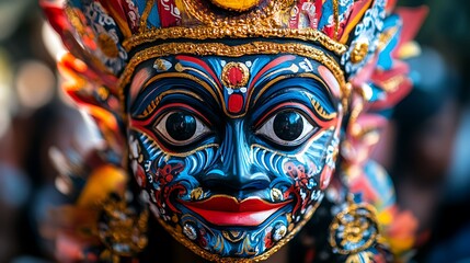 Fototapeta premium Balinese Deity Sculpture.