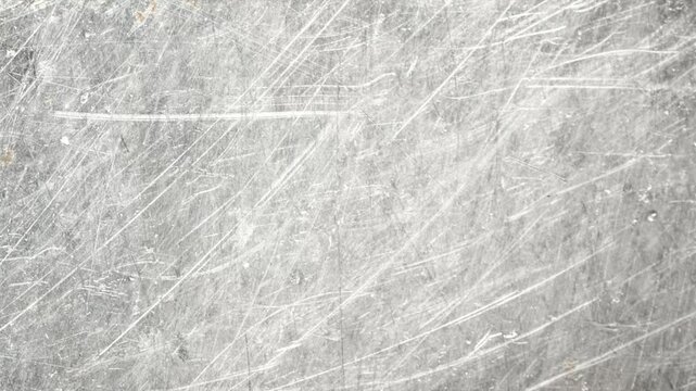 scratched metal sheet with visible texture. background