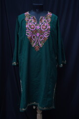 Display of kashmiri pheran, traditional dress of kashmir