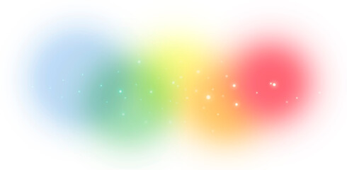 Bright and colorful abstract light pattern create a vibrant background with soft glowing effect