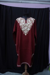 Display of Kashmiri Pheran , Traditional Dress of kashmir